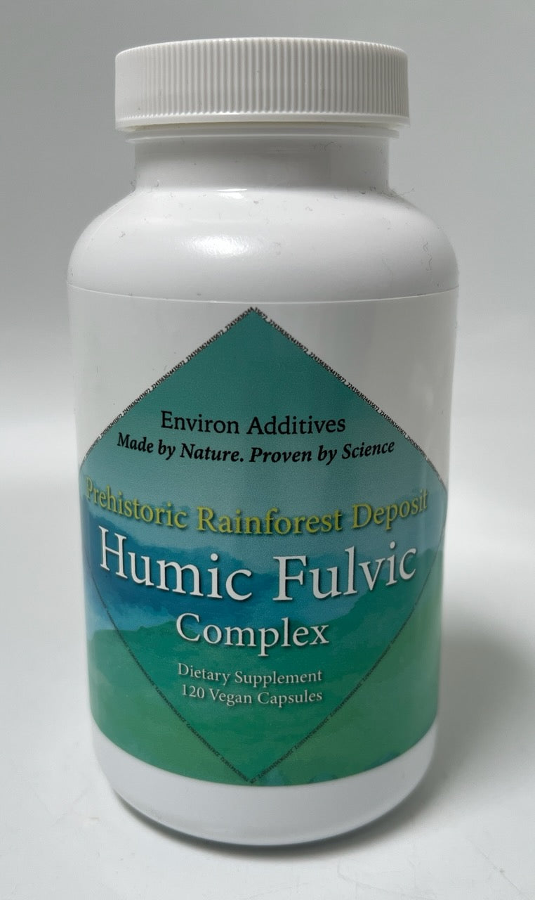 Humic Fulvic Complex - 600mg x 120 Capsules | Pure, Bioavailable Detox & Cellular Support