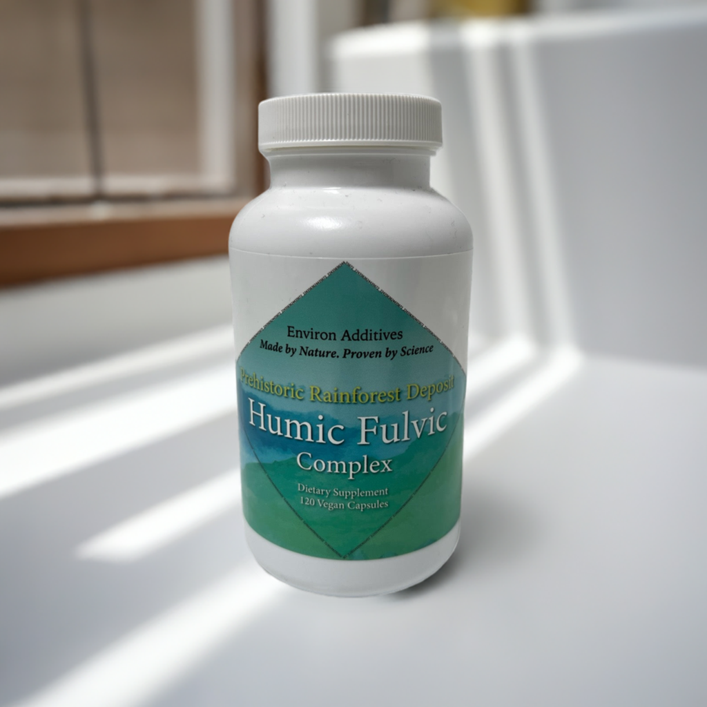 Humic Fulvic Complex - 600mg x 120 Capsules | Pure, Bioavailable Detox & Cellular Support